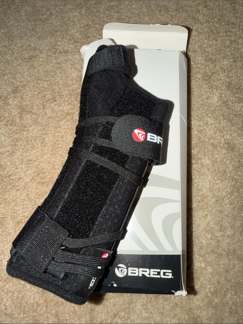 Breg Black Wrist Brace